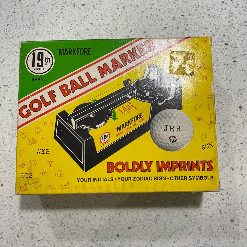 Vintage MarkFore Golf Ball Marker Kit